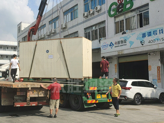 惠州到香港物流；惠州到香港貨運公司；深圳東勝物流運輸到香港案例圖