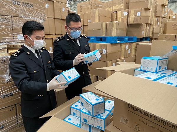 口罩出口報(bào)關(guān)，口罩發(fā)貨到香港物流運(yùn)輸案例
